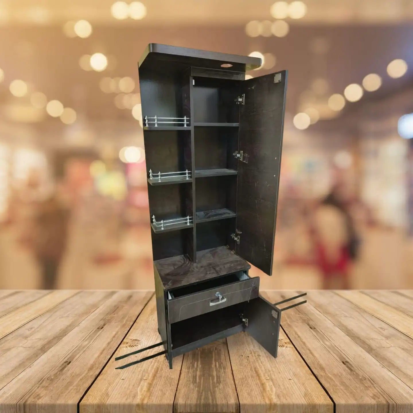 Dresing table 24" with storage and a locker
