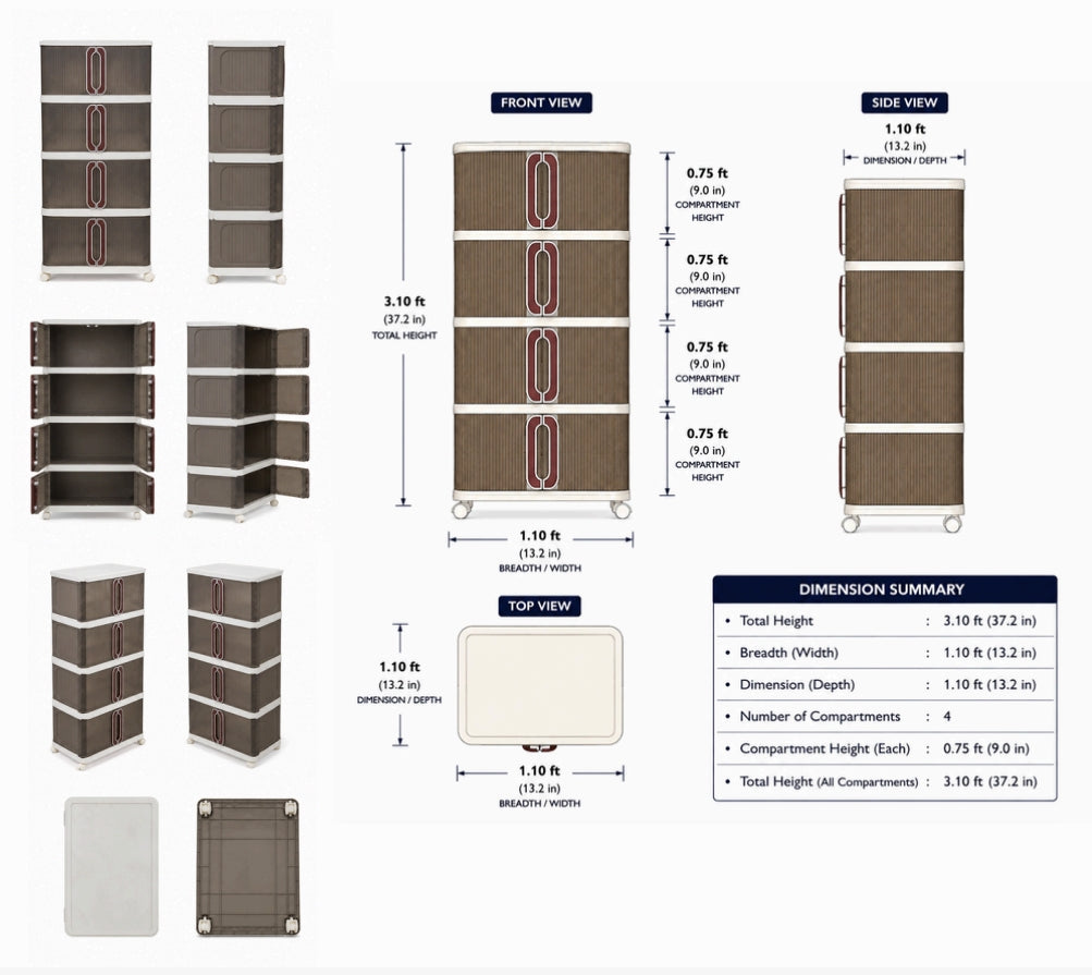 Elegant Home Storage Organizer